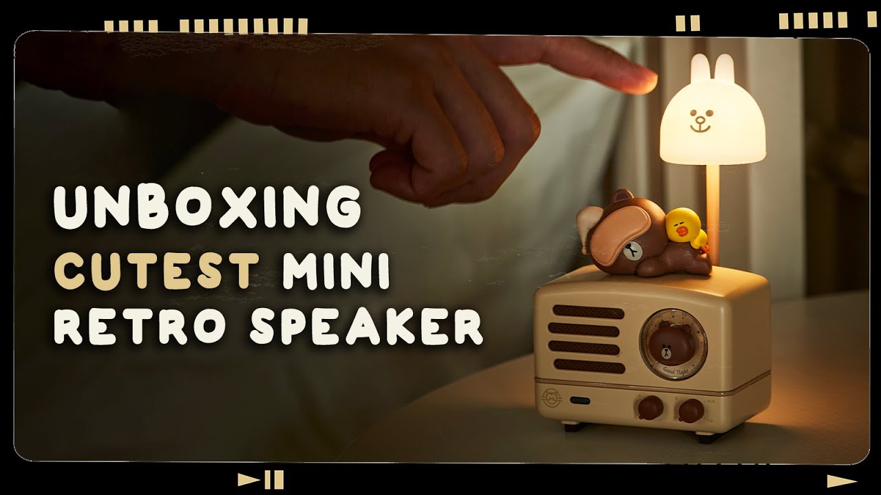 Kawaiiiii! Unboxing the world's cutest mini speaker - MUZEN OTR Metal LINE FRIENDS