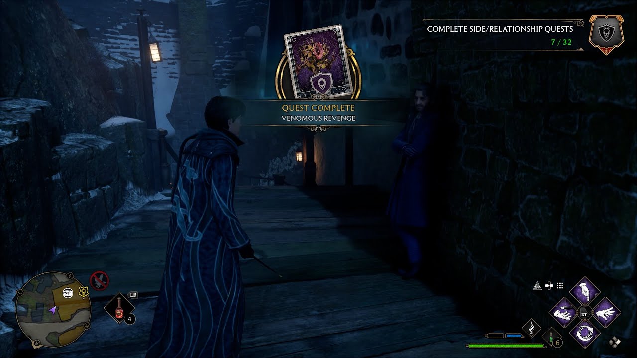 Hogwarts Legacy - Ackley Barnes - Alfred Lawley's Cellar - Venomous Revenge