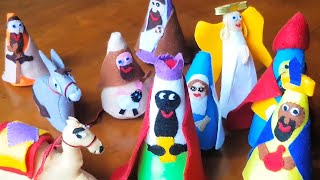 Tina's Felt Nativity Scene