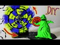 DIY Light-up Clay Oogie Boogie Man & Spinning Wheel!