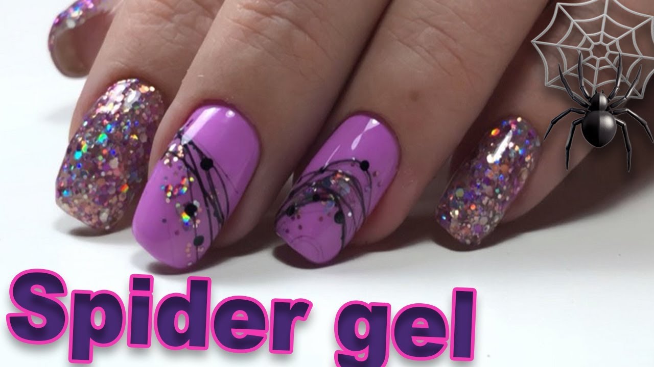 2. Best Spider Gel Nail Art Designs - wide 1