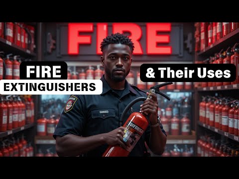 TYPES OF FIRE EXTINGUISHERS AND THEIR USES #safety #firesafety #homeowner - video from Buildings and More