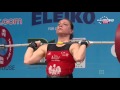 2015 European Weightlifting Championship  Aleksandra Kleinowska Women 58 kg