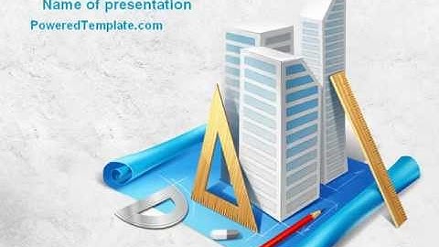 Plan Of Shopping Mall PowerPoint Template by PoweredTemplate.com