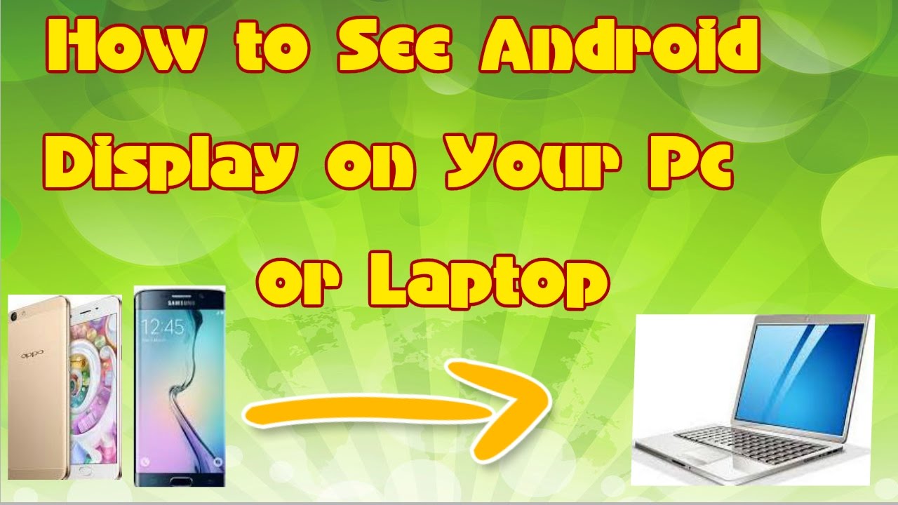 how-to-view-phone-screen-on-pc-or-laptop-with-screen-mirror-youtube
