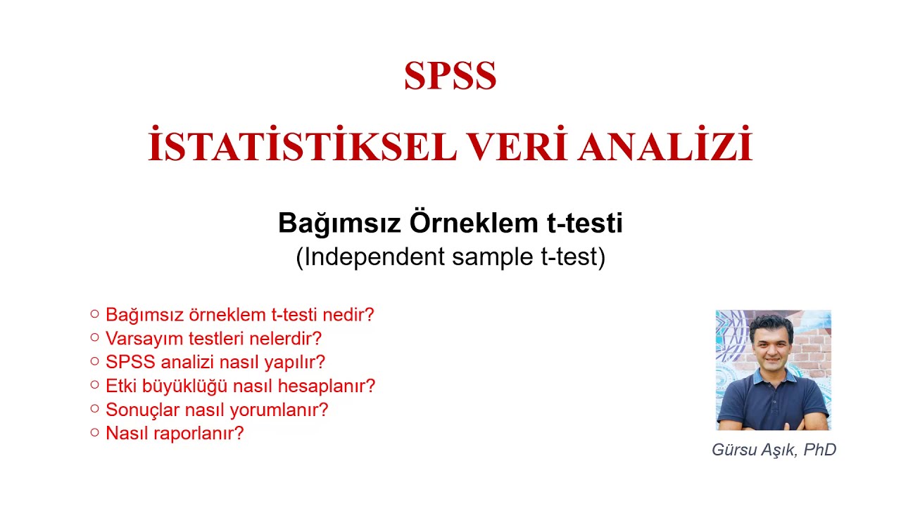 Bağımsız örneklem t-testi