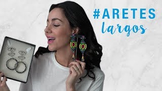 Cómo Usar Y Combinar Aretes Largos Con Tu Outfit? - - Tendencia Maxi Aretes