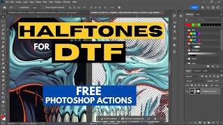 Celebrity Halftone Designs for DTF with these FREE Photoshop Actions Wealth