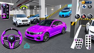 New Purple BMW Surrounded by Luxury Cars!😱 in Underground Garage!💜 | 3D Car Driving Game2026 screenshot 2