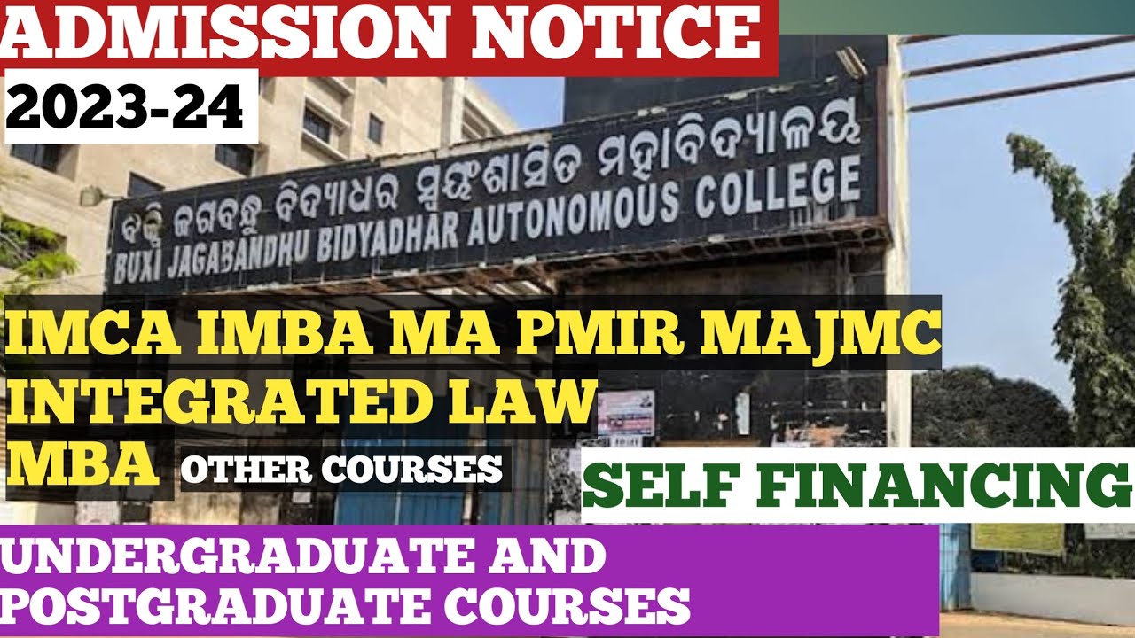 bjb-autonomous-college-bbsr-admission-notice-2023-24-self-financing