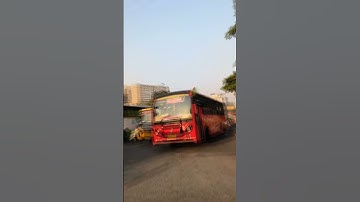 Latest MSRTC Ashok Leyland BS 6 Bus From Mumbai Division #msrtc #ashokleyland #viralshort #ytube