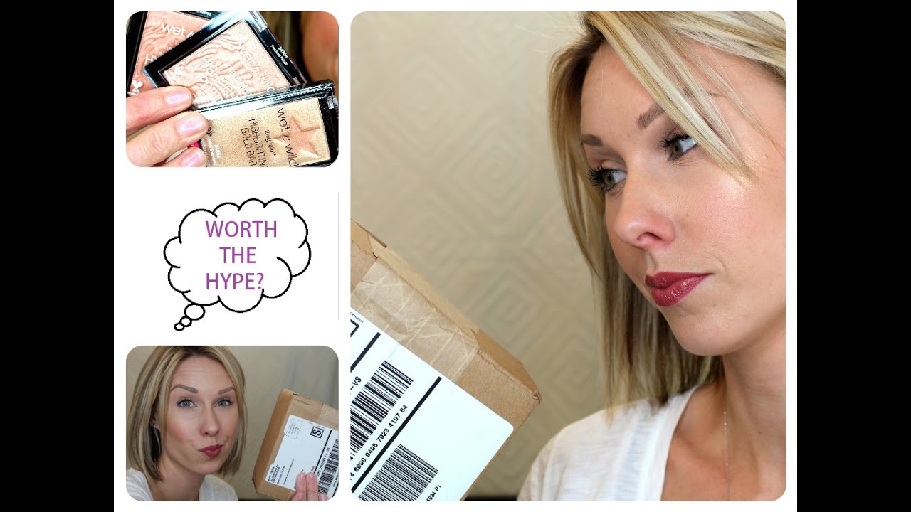 Wet n Wild Mega Glo Highlighters and Gold Bar| Worth the hype??