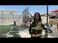 نائب المتحدث باسم جيش الدفاع الرائد إيلا واوية من موقع سقوط قذيفة حزب الله في مجدل شمس نائب المتحدث باسم جيش الدفاع الرائد إيلا واوية من موقع سقوط قذيفة حزب الله في مجدل شمس