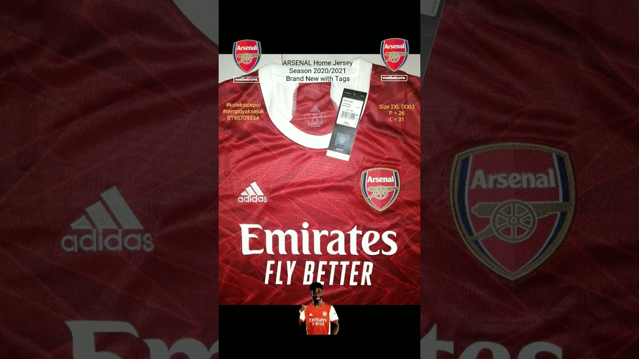Arsenal Home Jersey - Season 2020/2021
