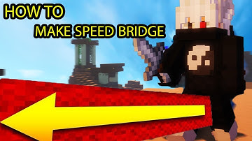 How to Speed Bridge in Minecraft Bedwars (Tutorial)