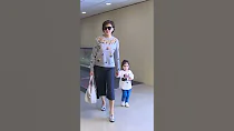 #关之琳 首次公开带女儿露面，这气质颜值依旧美丽动人！最美十三姨，唯一能让华仔动心的女人，全球最美丽的人之一！