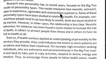 Multilevel reading part 4 exercise 13