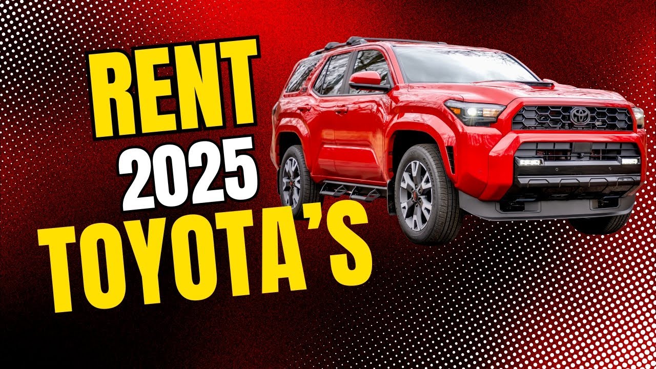 Rent a Toyota for your next trip