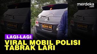 Viral, Mobil Mewah Polisi Diduga Tabrak Lari Usai Terobos Lampu Merah