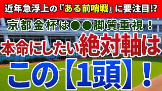 京都金杯2021【絶対軸1頭】公開！後方脚質の人気馬に潜む不安要素とは！？臨戦過程と脚質が味方する絶対軸はアノ馬！