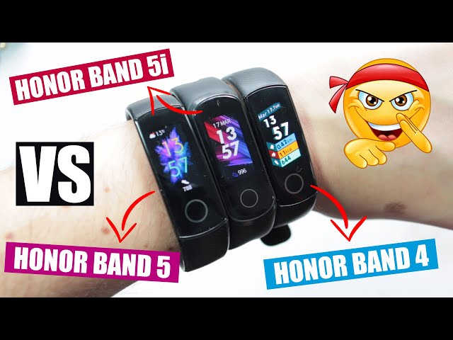 diferencia honor band 5 y 5i