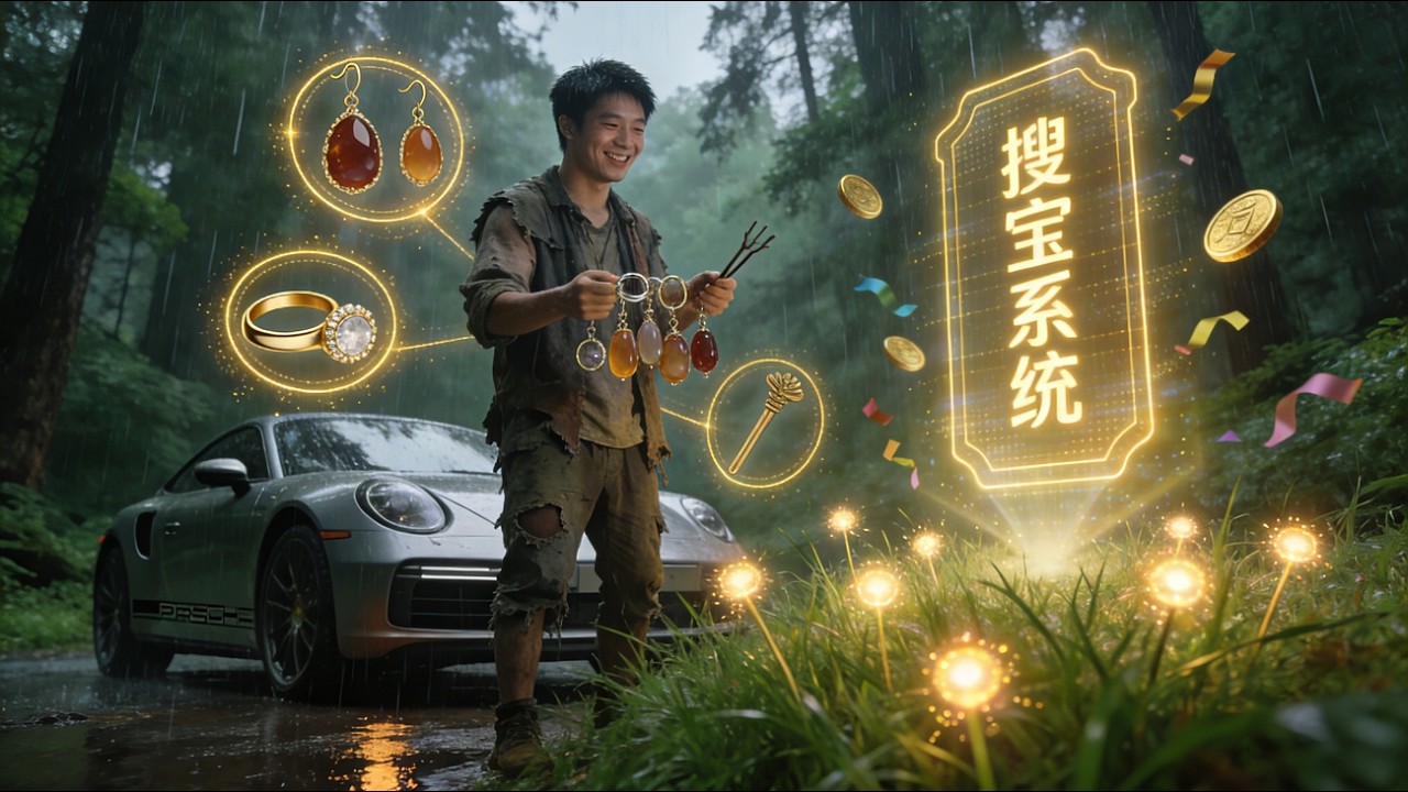 【完結】🔥 窮小子偶得搜寶系統，幫失主找回遺失珠寶就能獲得100萬？發家致富....