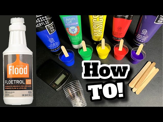 Floetrol For Acrylic Pouring: Full Guide [Floetrol Recipe & 9 Substitutes]