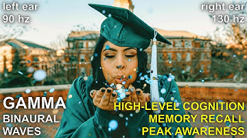 1 HOUR Binaural GAMMA Brain Wave (40Hz) / Peak Awareness & Cognition, Memory Recall, Problem Solving