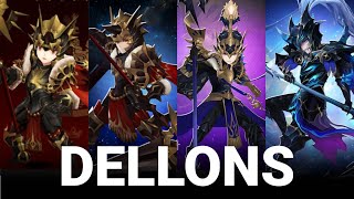 Dellons All Form Evolution Skill Animation Preview | SEVEN KNIGHTS