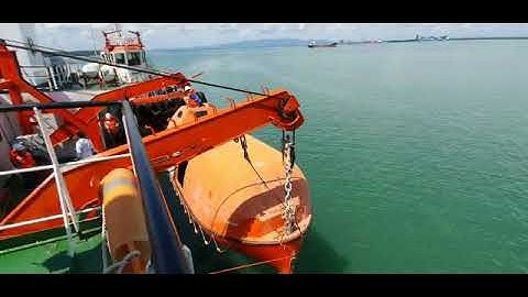 KM. SABUK NUSANTARA 99_Boat Drill