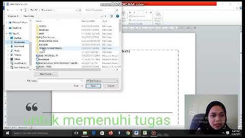 CARA MEMBUAT MAIL MERGE DI WORD MENGGUNAKAN SUMBER DATA DARI EXCEL, MUDAH !!!