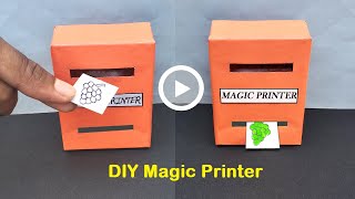 How to make magic printer | DIY paper printer machine | Magic toy