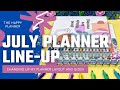 Trying a New Layout?!? || July Planner Line-Up || The Happy Planner