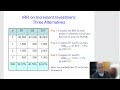 EGN3613 Module 10 Lecture 2 Incremental Analysis