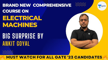 Brand New Electrical Machines Comprehensive Course by Ankit Sir #gate2023 #electricalengineering