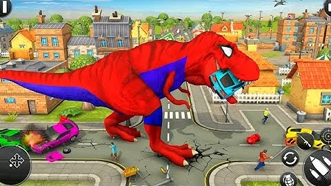 Best Dino Games - Dinosaur Rampage Simulator Android Gameplay