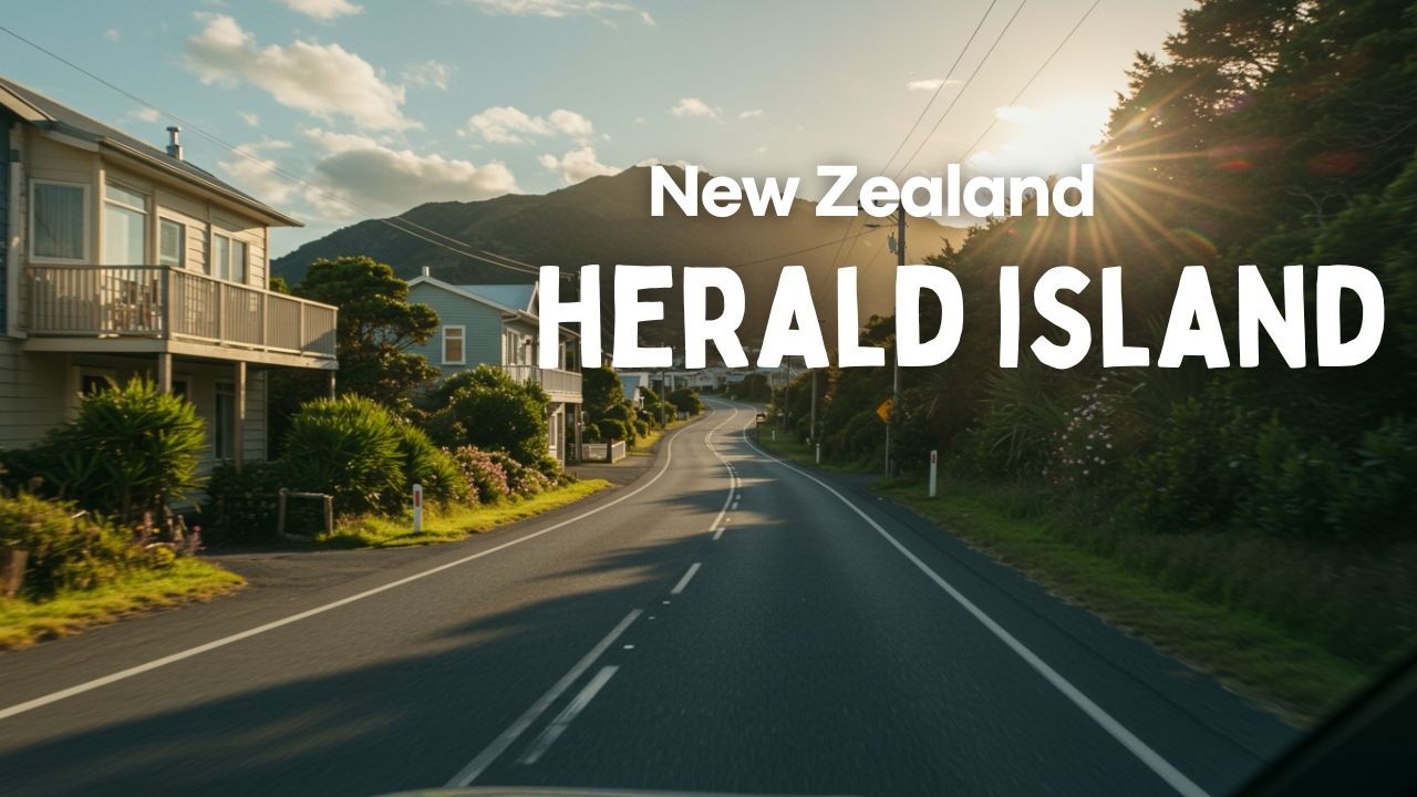 Exploring Herald Island's Quiet Streets | Auckland Drives | New Zealand