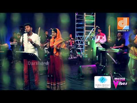 Dharaja Poomolalle Unplugged | Risham & Sumi | Muzik Vibes | Darshana TV Programme