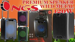 Altavoz 2.1 NGS Wild Metal 120W Portatil Bluetooth Premium Speaker Unboxing Review y Test