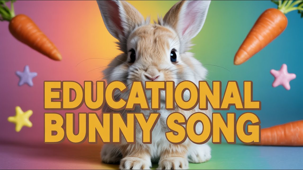 Bunny Nursery Rhyme Kids | Funny Bunny Songs and Educational Music for Learning and Dance