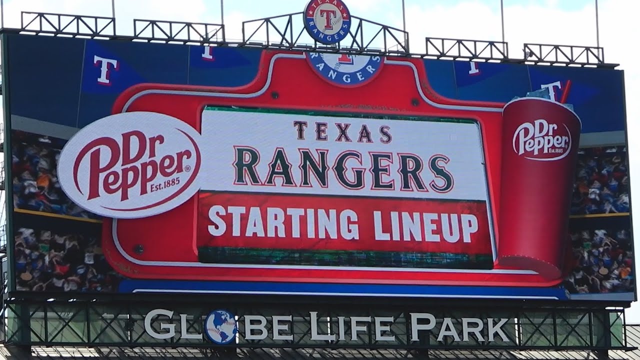 Globe Life Park's Final Game: Starting Lineups