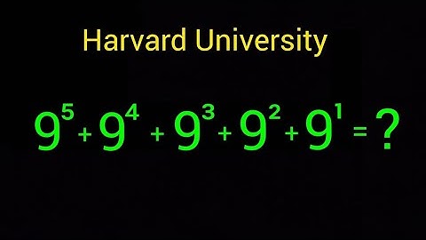 Harvard University Interview Question | How to Solve it Quickly ?