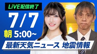 ウェザーニュースの配信のサムネイル画像