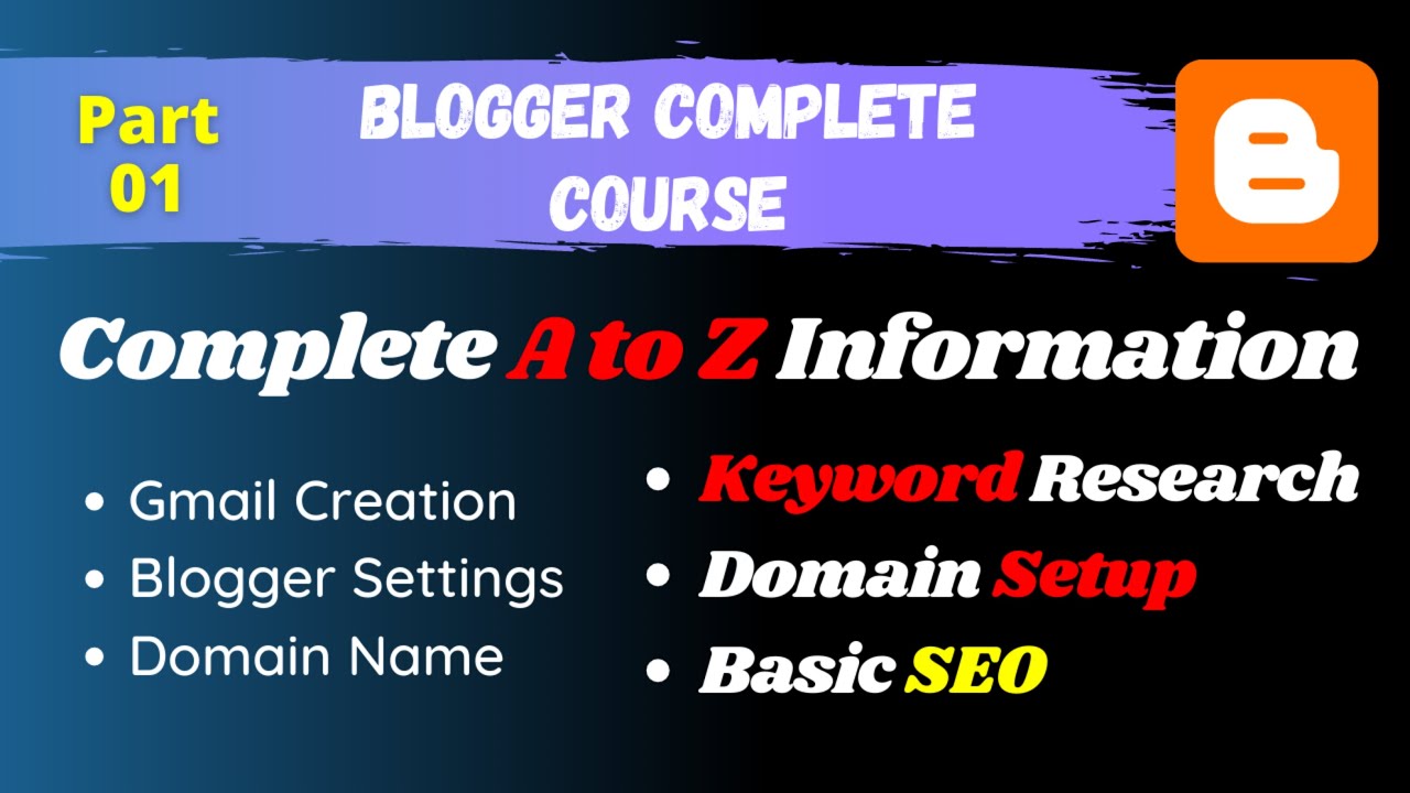 How to Earn Money With Blogger Full Course in 2022 Part-1 | Yasif Tech ...