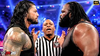 ROMAN REIGNS vs MARK HENRY : WRESTLEMANIA 43 2026, NO HOLDS BARRED MATCH | WWE2K26