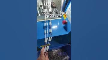 The production demonstration process of DC12V mini led injection molding module