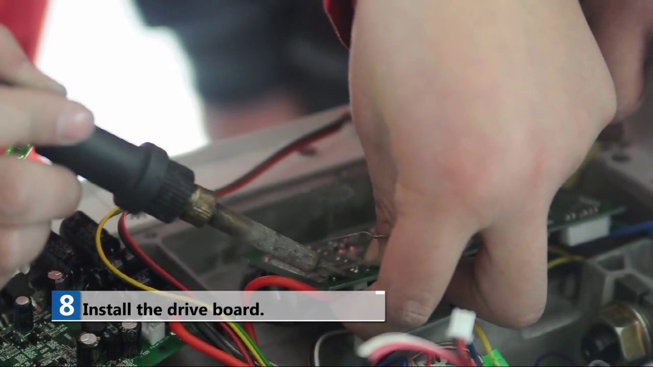 Airwheel S3 Self-balancing Scooter Repair Video: change control board and drive board