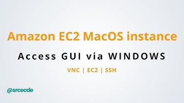 How to access Amazon EC2 MacOS instance GUI via Windows
