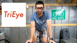 Clip-on Lunettes TriEye View – Rétroviseur Intégré Pour Cyclisme, Course, Vélo, Sécurité Et Visibilité