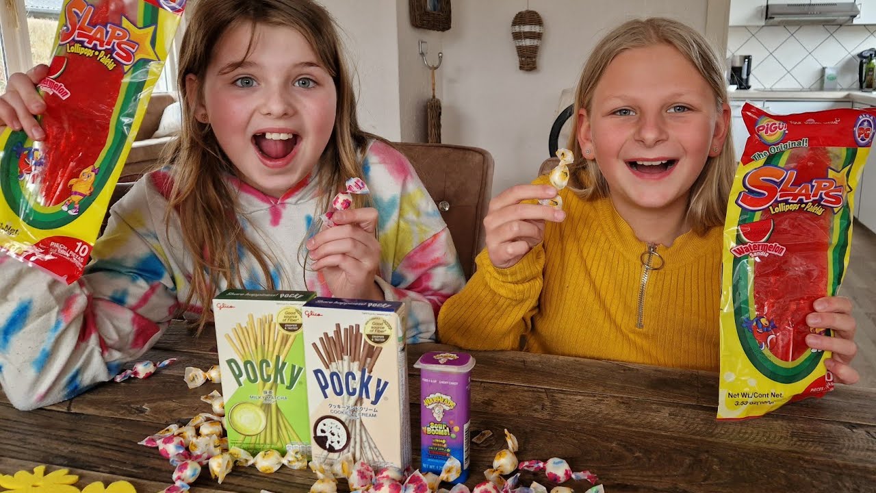 Sofia & Rosa SMAGER JAPANSK SLIK🍬FORMER SELV SLIKPINDENE/SLAPS🍭🙊